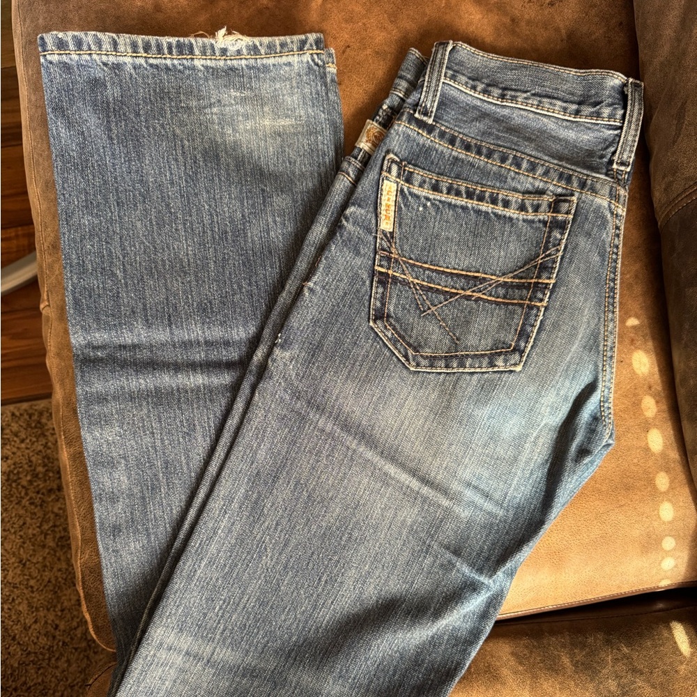 Cinch Men's Light Blue Straight Jeans